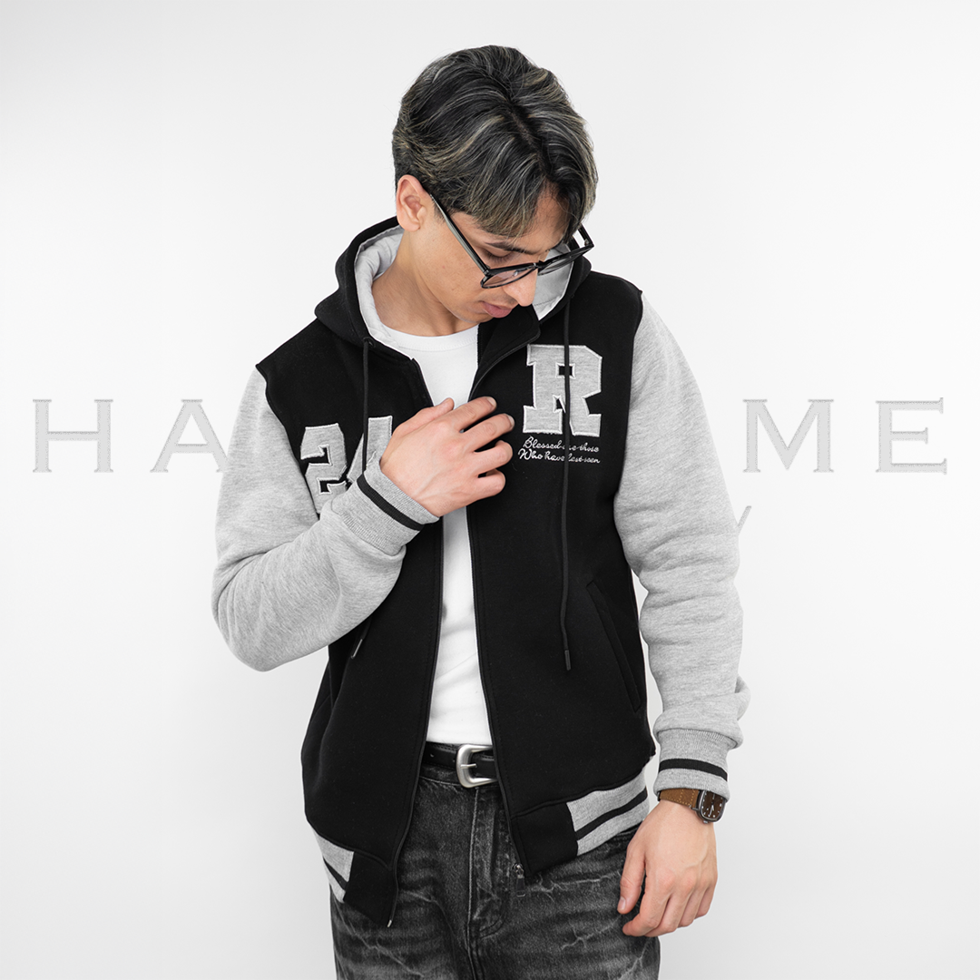 Sweat-shirt zippé imprimé