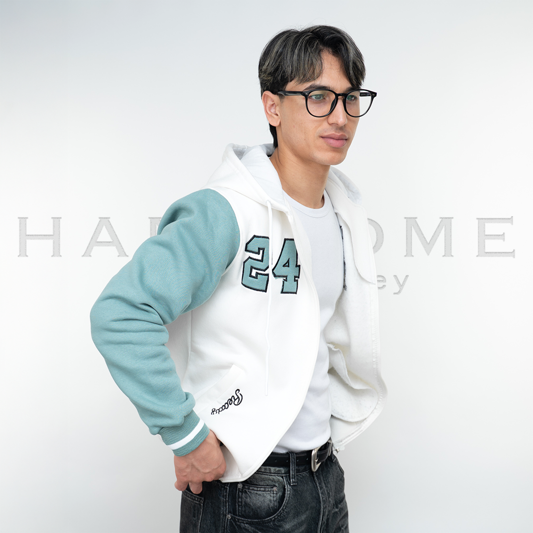 Sweat-shirt zippé imprimé