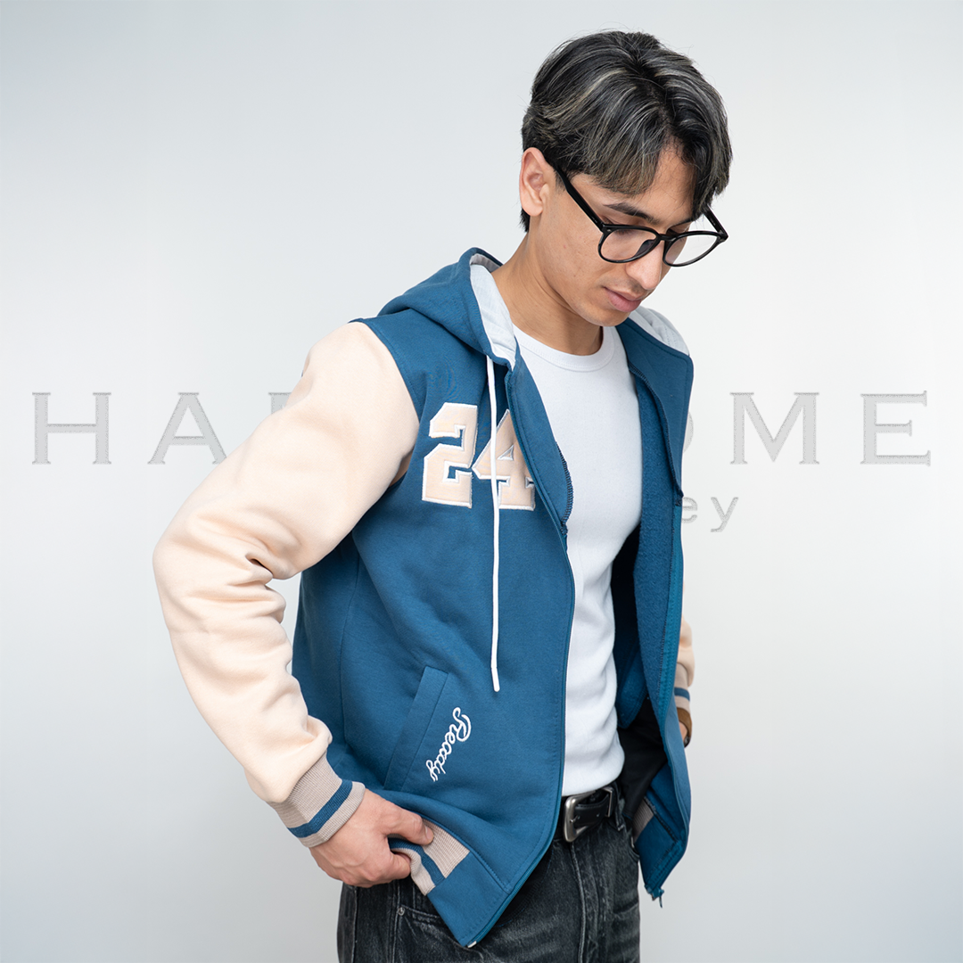 Sweat-shirt zippé imprimé