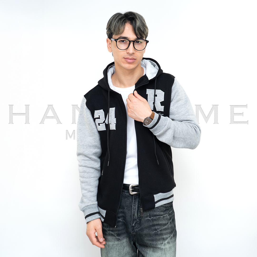 Sweat-shirt zippé imprimé