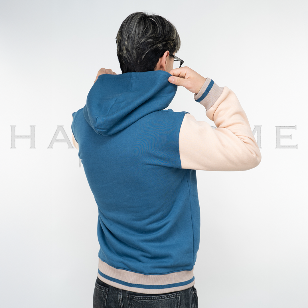 Sweat-shirt zippé imprimé